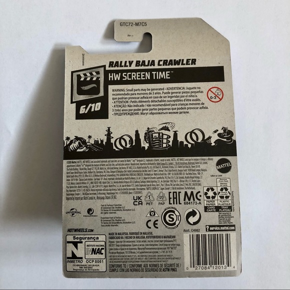 Rally Baja Crawler Fast and Furious Spy Racers Hot Wheels - Picture 2 of 3